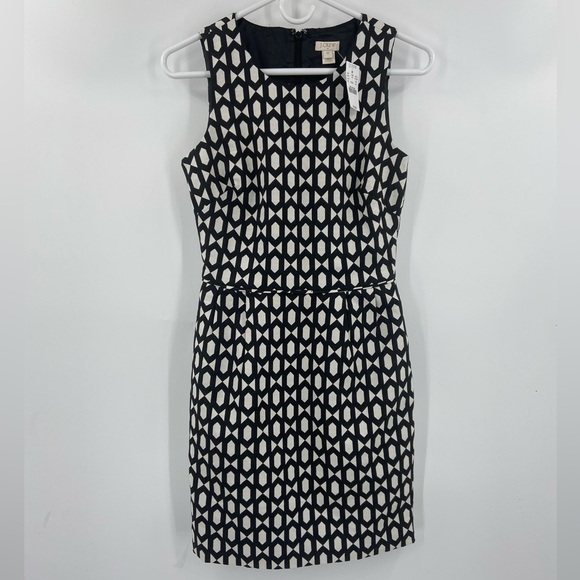 NWT J Crew Style E1139 Jacquard Dress 00 - Picture 2 of 7